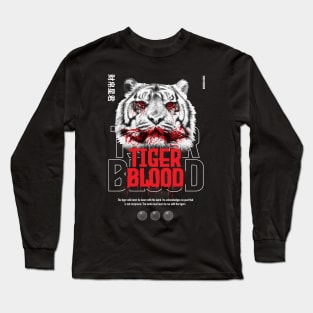 Blood Tiger Long Sleeve T-Shirt